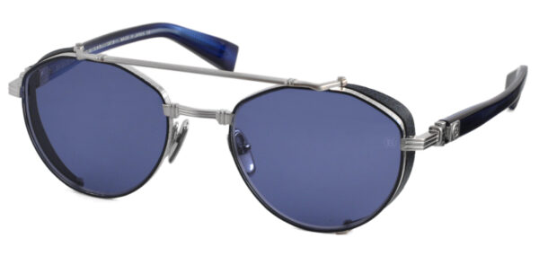 BALMAIN BRIGADE IV BPS120 col.C Brushed Silver-Blue Swirl